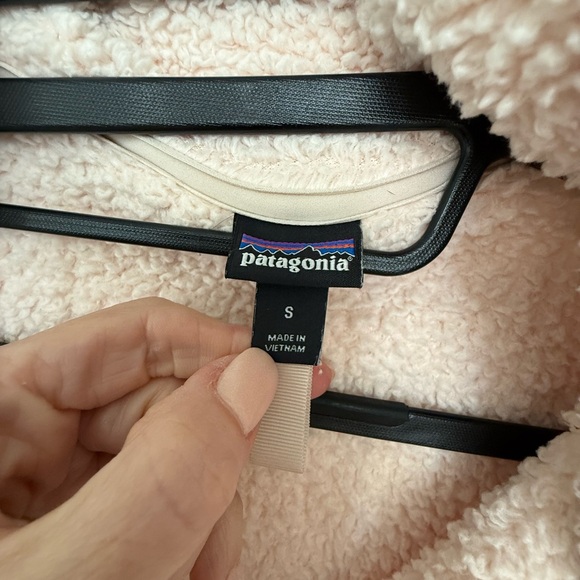 Patagonia Fleece 1/4 Zip pullover very light pink - Picture 2 of 4